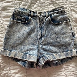 American Apparel High Waisted Shorts
